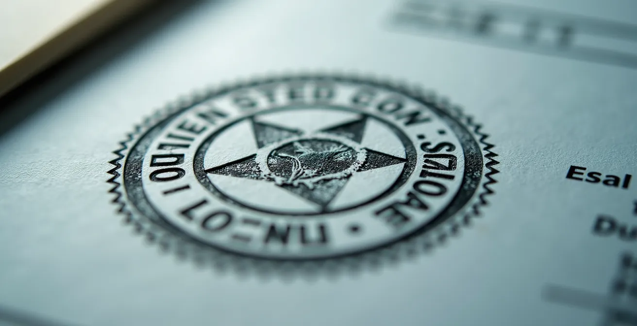 Vue macro d'un formulaire de demande de consultation au CRDS avec tampon officiel