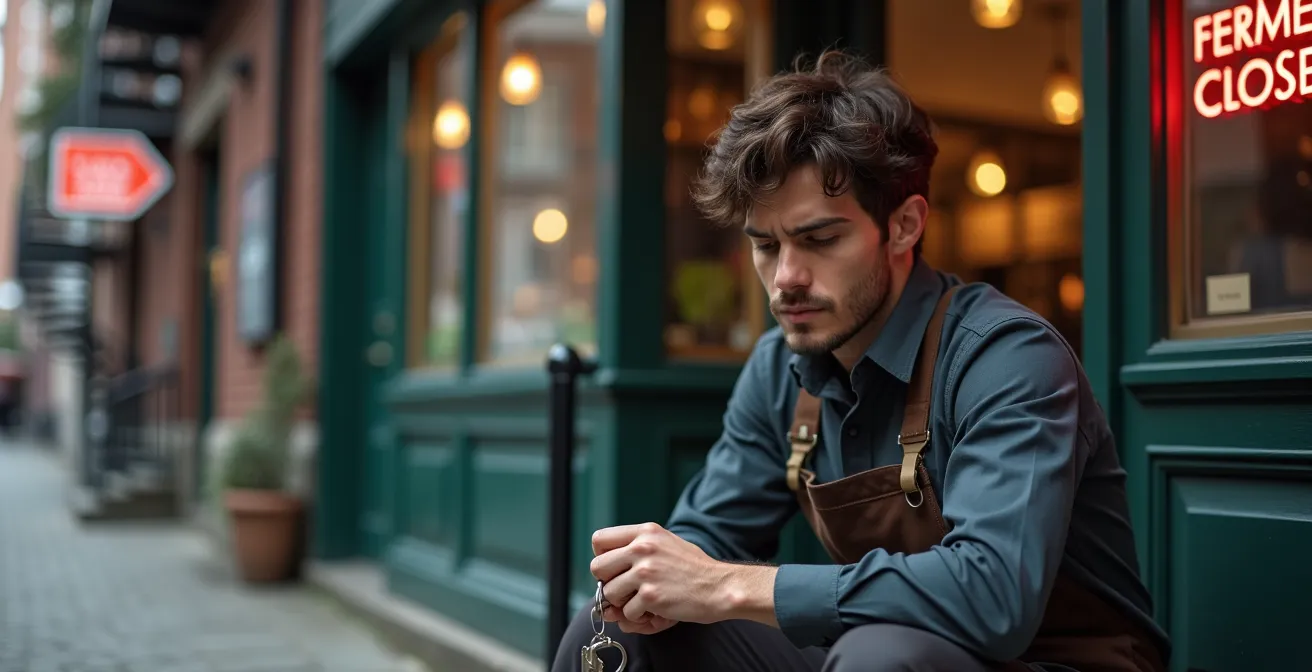 Travailleur du secteur des services dans un quartier de Montréal face à la crise du logement